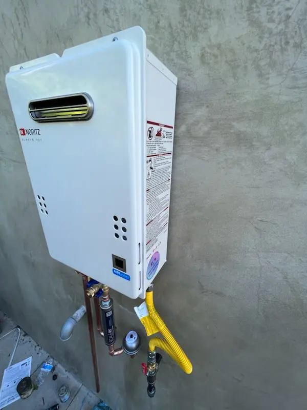 Tankless water heater installation for Holly Hill homes
